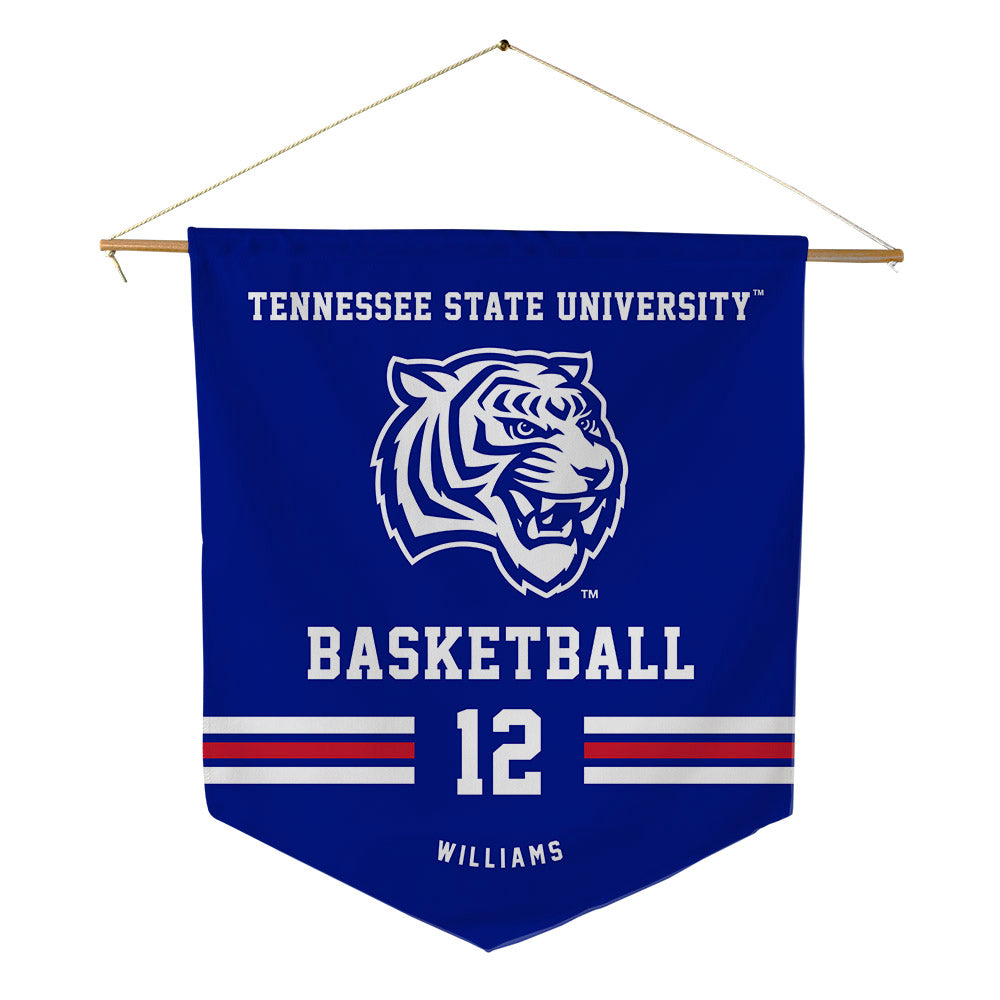 TN State - NCAA Men's Basketball : Carlous Williams - Pennant - 18" x 21"-0