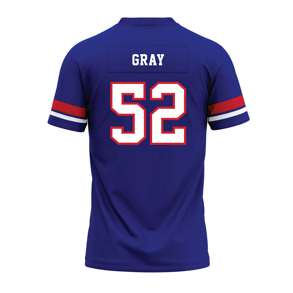 TN State - NCAA Football : Bryce Gray - Blue Premium Football Jersey-1