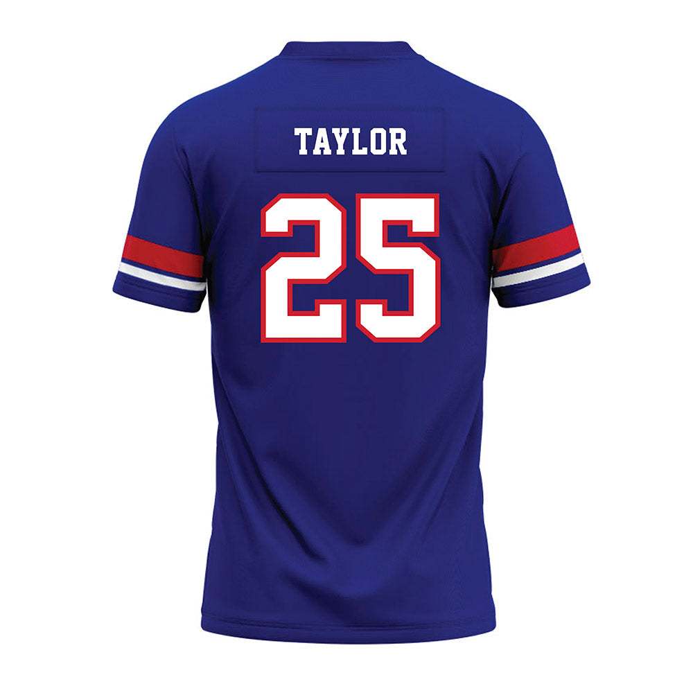 TN State - NCAA Football : Sammy Taylor - Blue Premium Football Jersey-1