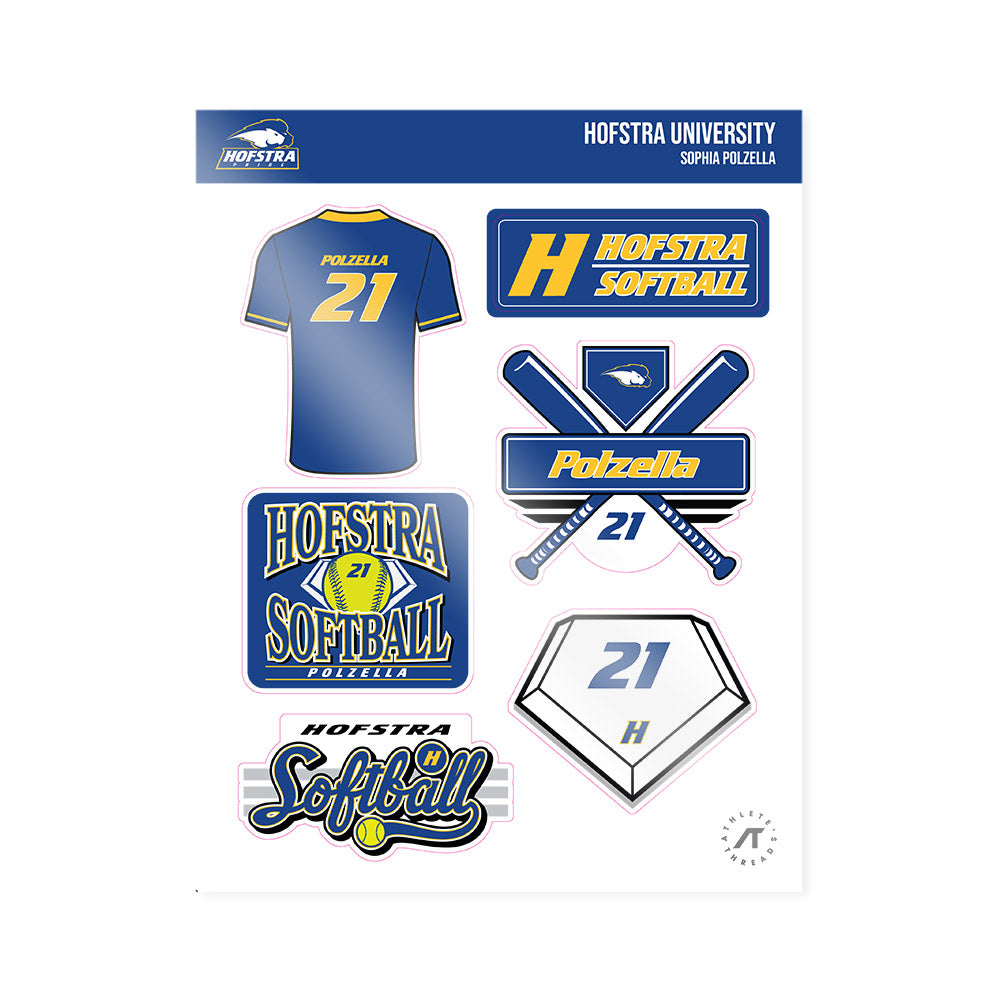 Hofstra - NCAA Softball : Sophia Polzella - Sticker Sheet-0
