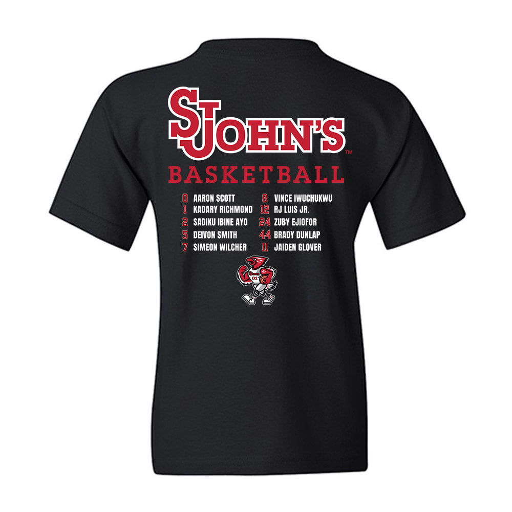 St. Johns - NCAA Men's Basketball : Roster Shirt Youth T-Shirt-1