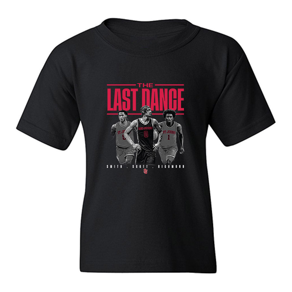 St. Johns - NCAA Men's Basketball : The Last Dance Team Collage Youth T-Shirt-0