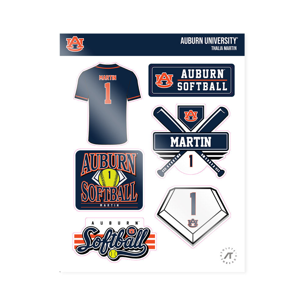 Auburn - NCAA Softball : Thalia Martin - Sticker Sheet-0