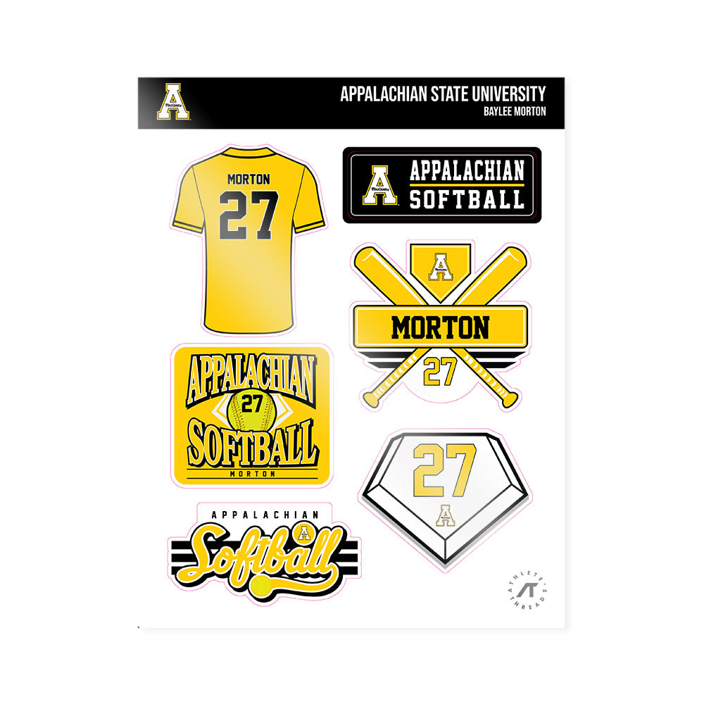 App State - NCAA Softball : Baylee Morton - Sticker Sheet-0