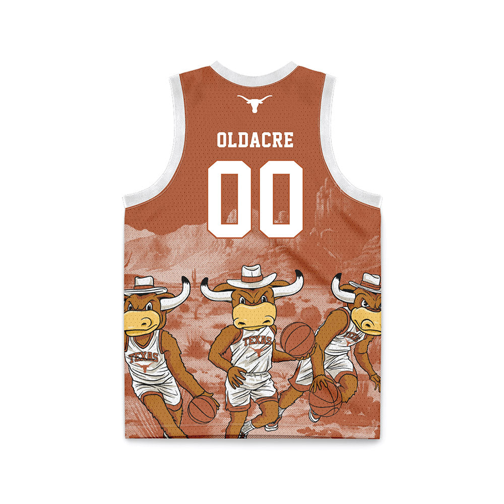 Texas - NCAA Women's Basketball : Kyla Oldacre - Ball is Life Basketball Jersey-1