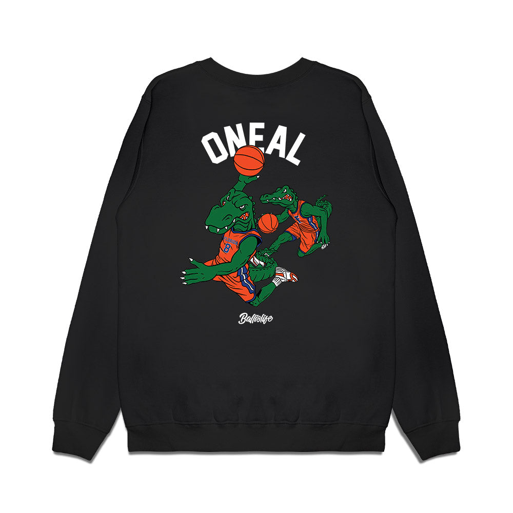 Florida - NCAA Women's Basketball : Mearah Oneal - Ball is Life Premium Crewneck Sweatshirt-1