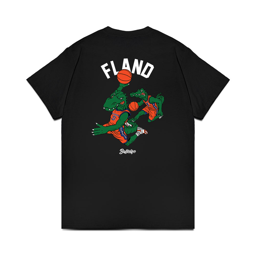 Florida - NCAA Men's Basketball : Johnuel Fland - Ball is Life Premium T-Shirt-1