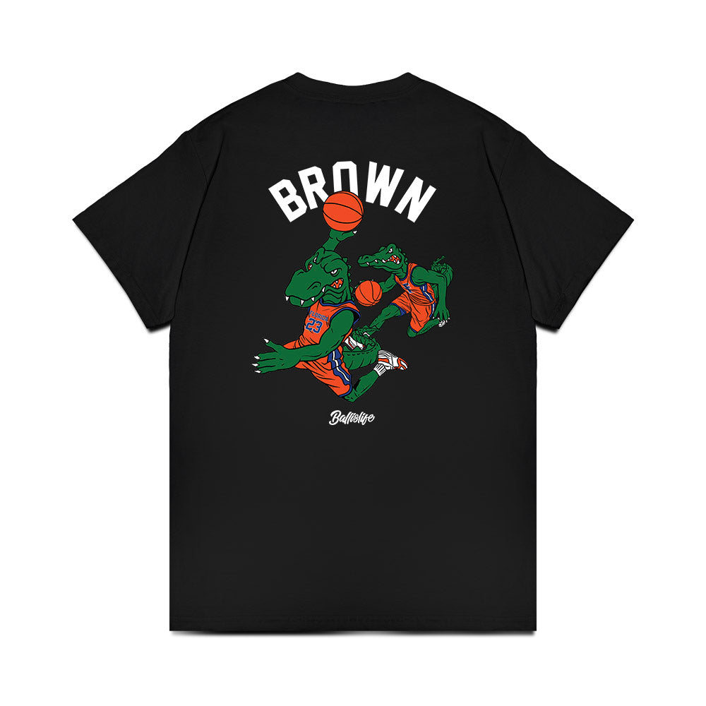 Florida - NCAA Men's Basketball : AJ Brown - Ball is Life Premium T-Shirt-1