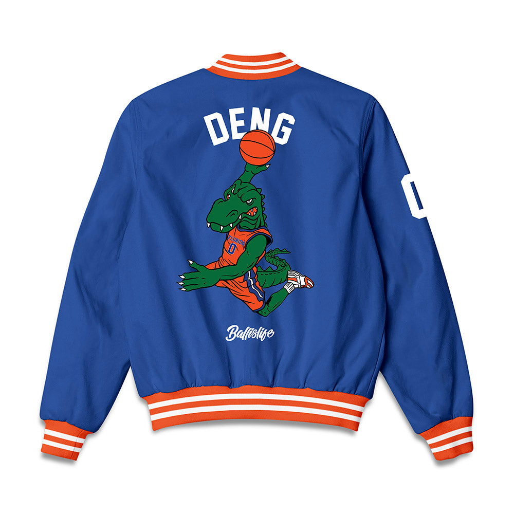 Florida - NCAA Women's Basketball : Sarah Deng - Ball is Life Bomber Jacket-1
