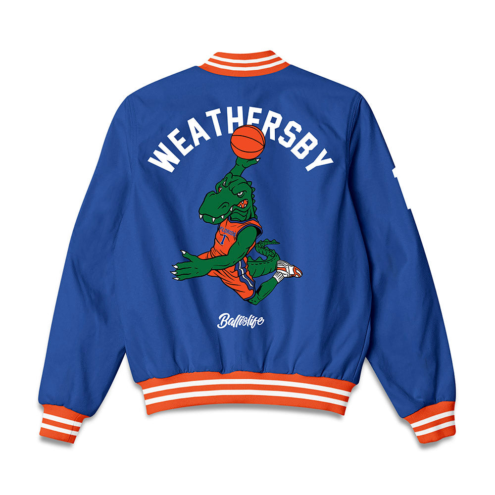 Florida - NCAA Women's Basketball : Jade Weathersby - Ball is Life Bomber Jacket-1
