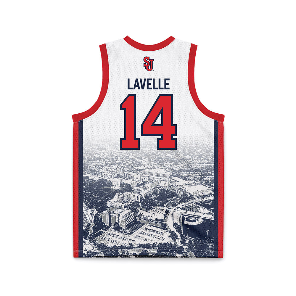 St. Johns - NCAA Women's Basketball : Kylie Lavelle - Basketball Jersey-1