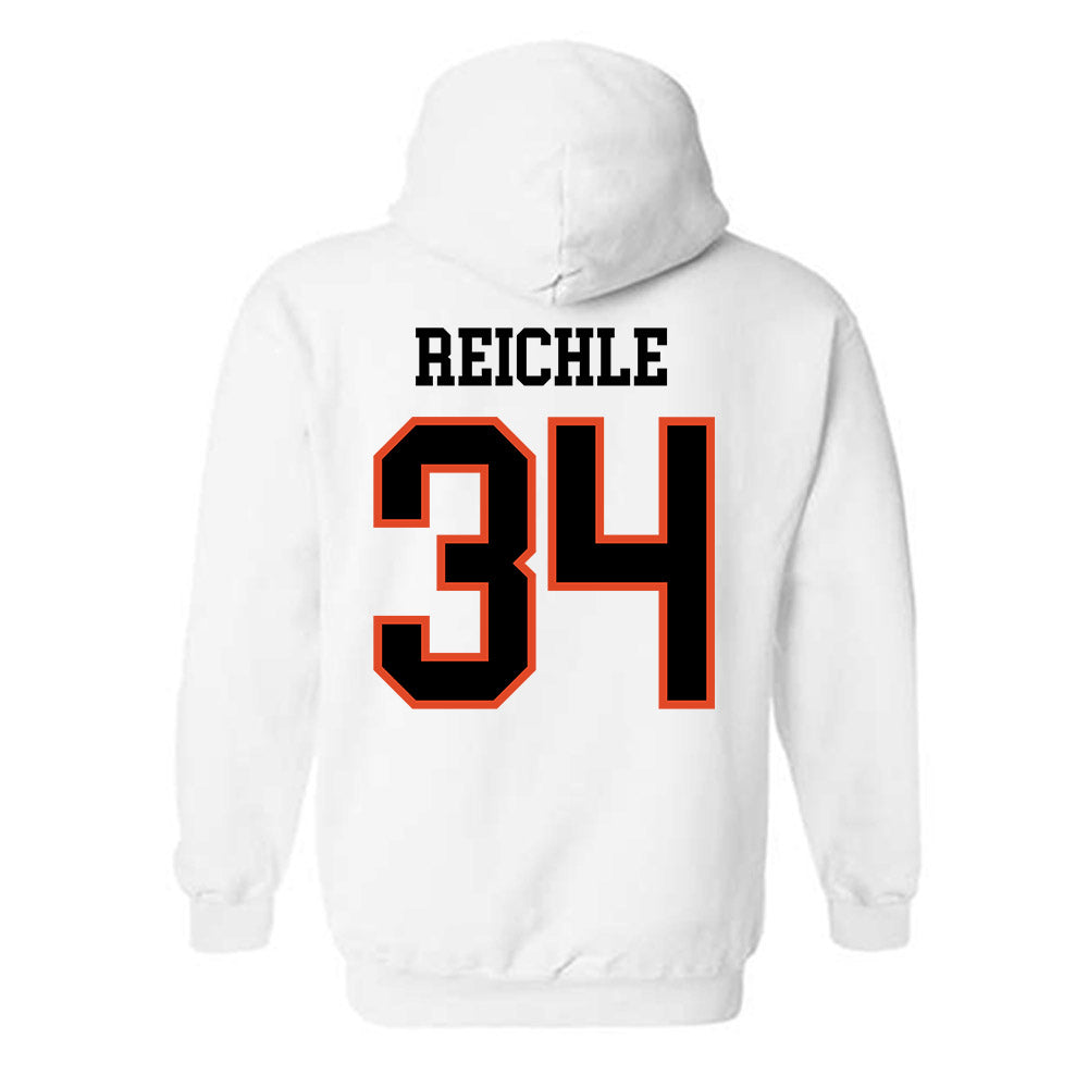 Oregon State - NCAA Football : Jake Reichle - Classic Shersey Hooded Sweatshirt-1