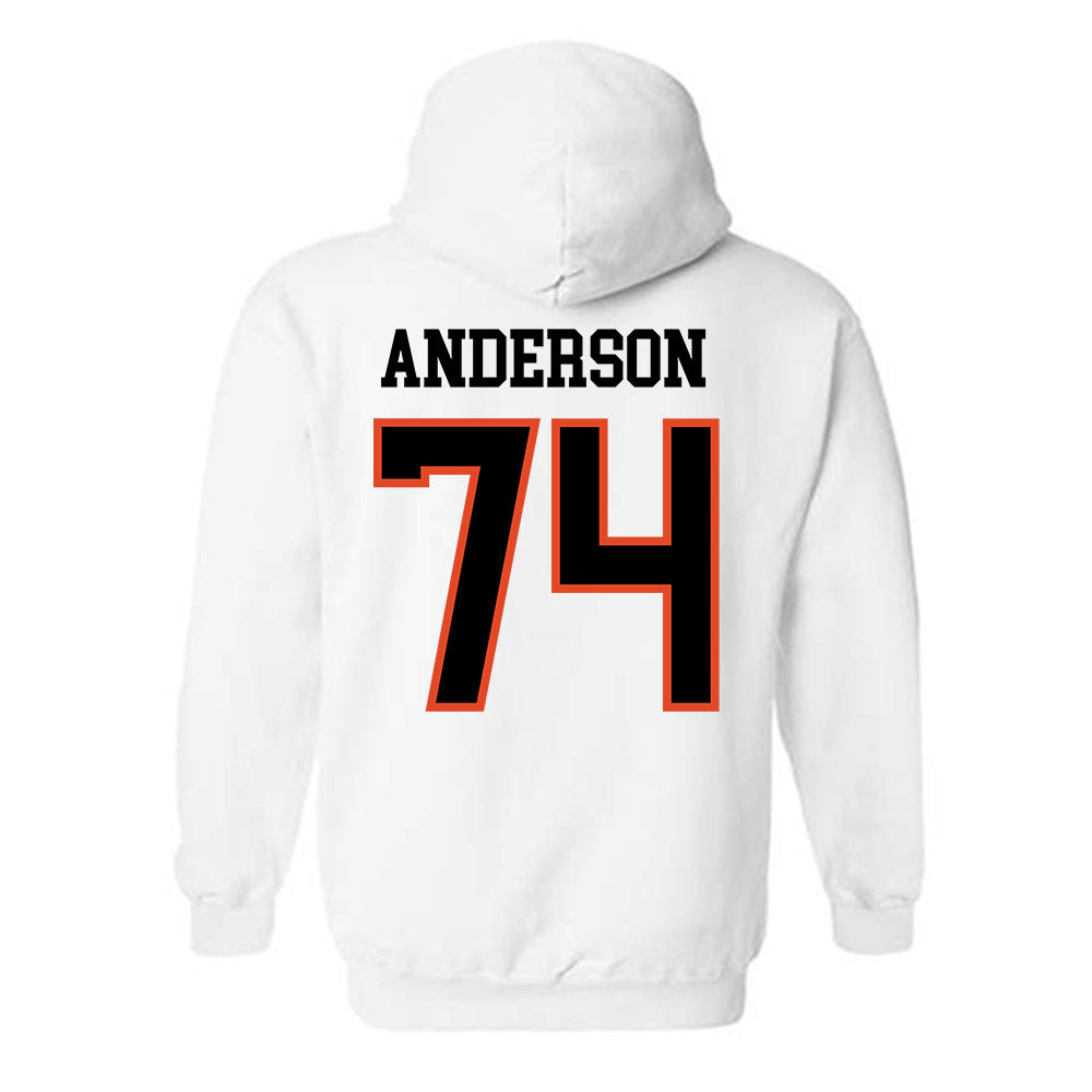 Oregon State - NCAA Football : Jacob Anderson - Classic Shersey Hooded Sweatshirt-1