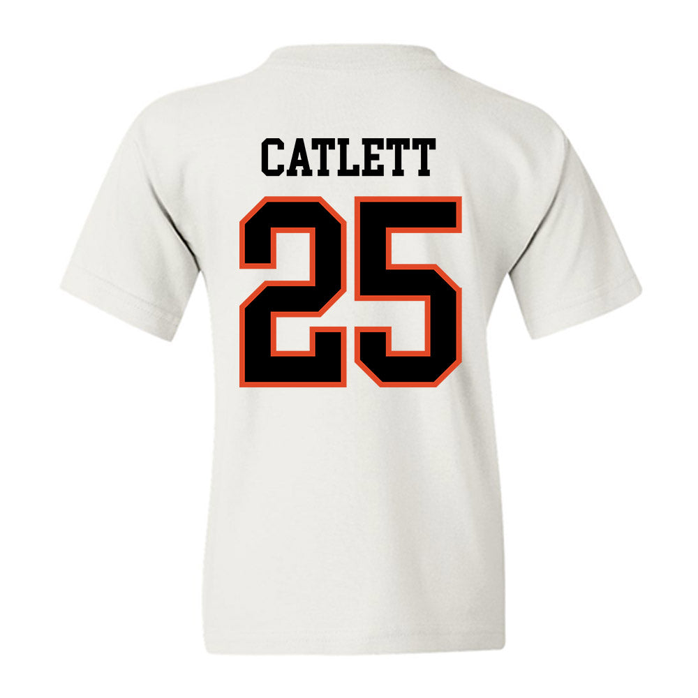 Oregon State - NCAA Men's Soccer : Sava Catlett - Classic Shersey Youth T-Shirt-1