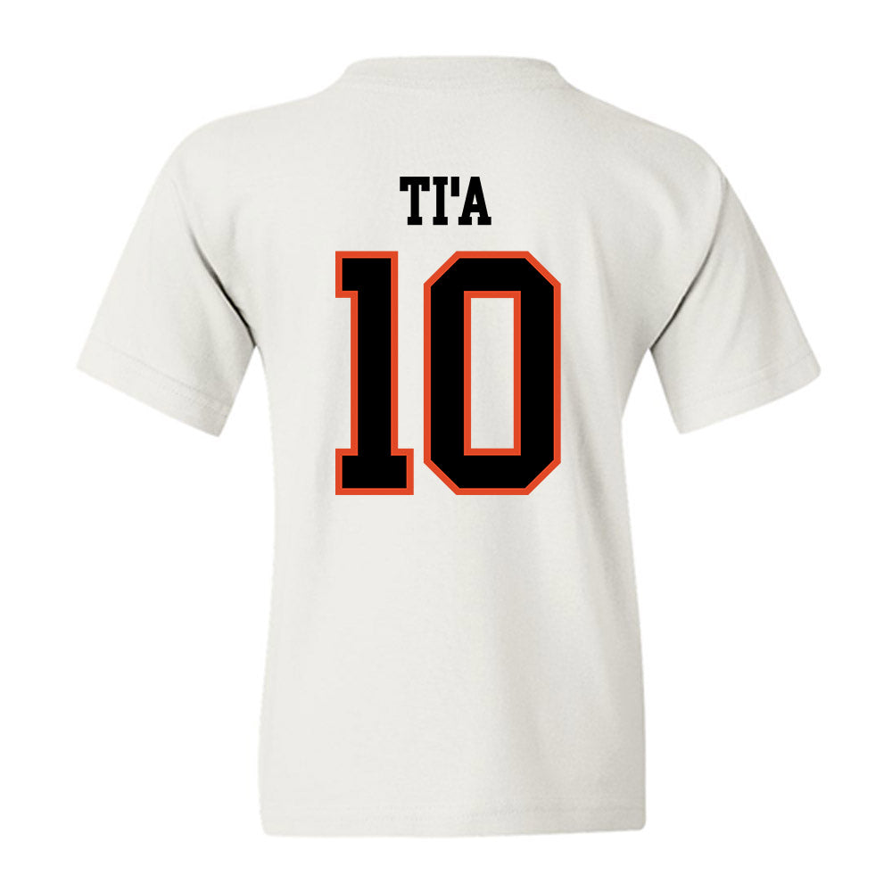 Oregon State - NCAA Football : Tristan Ti'a - Classic Shersey Youth T-Shirt-1