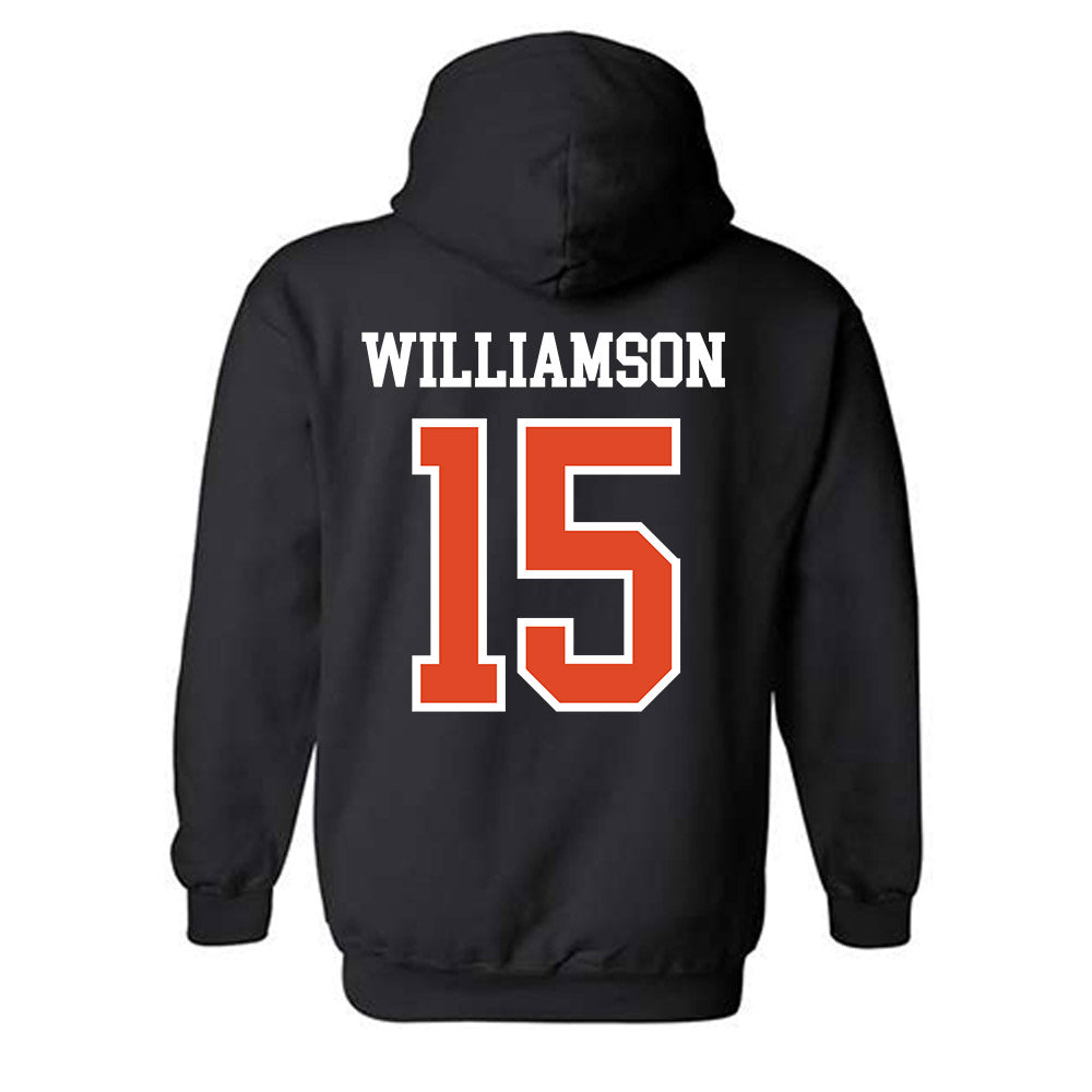 Oregon State - NCAA Women's Basketball : Lizzy Williamson - Classic Shersey Hooded Sweatshirt-1