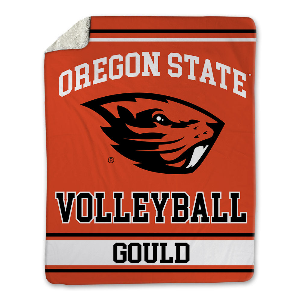 Oregon State - NCAA Women's Volleyball : Bridget Gould - Blanket-0