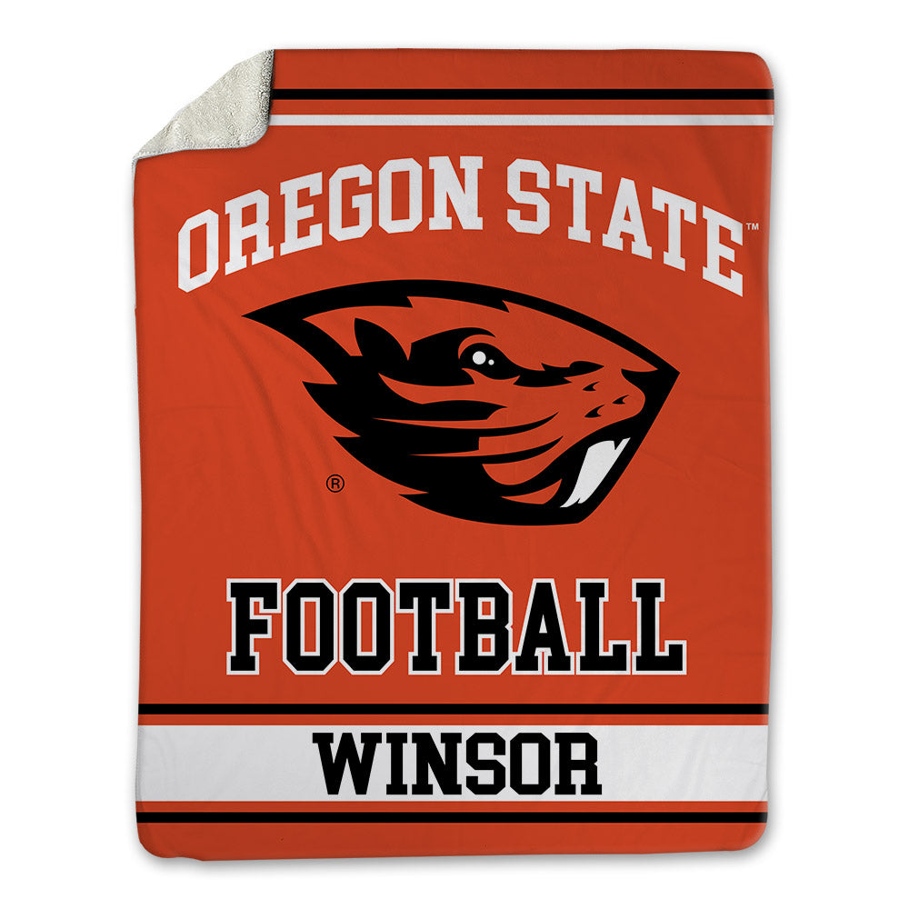 Oregon State - NCAA Football : AJ Winsor - Blanket-0