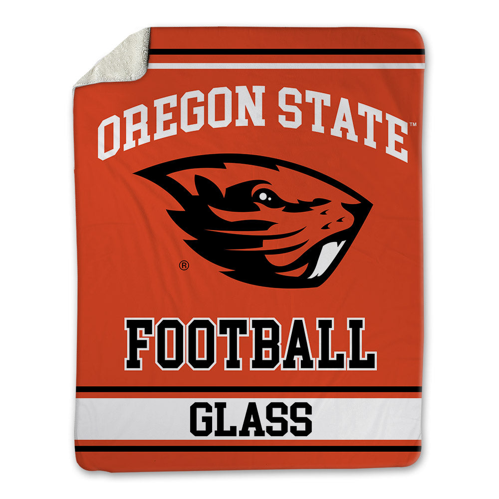 Oregon State - NCAA Football : Kourdey Glass - Blanket-0
