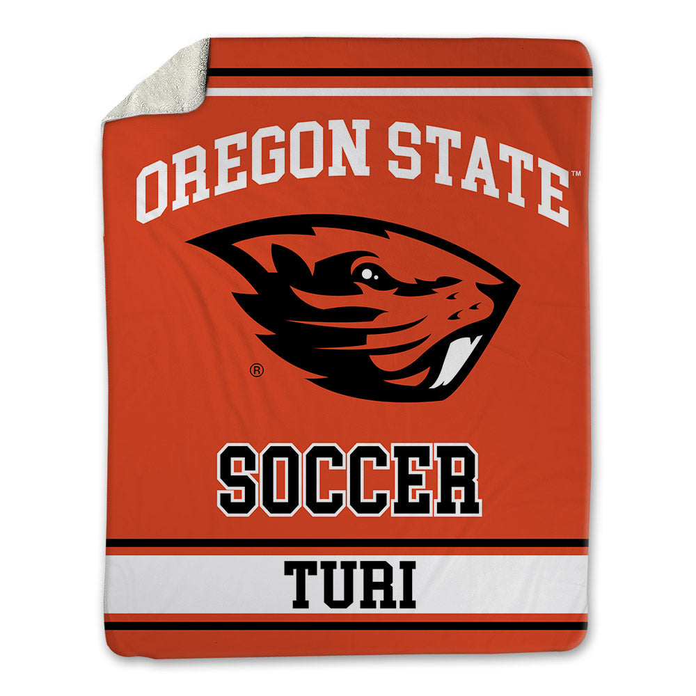 Oregon State - NCAA Women's Soccer : Megin Turi - Blanket-0