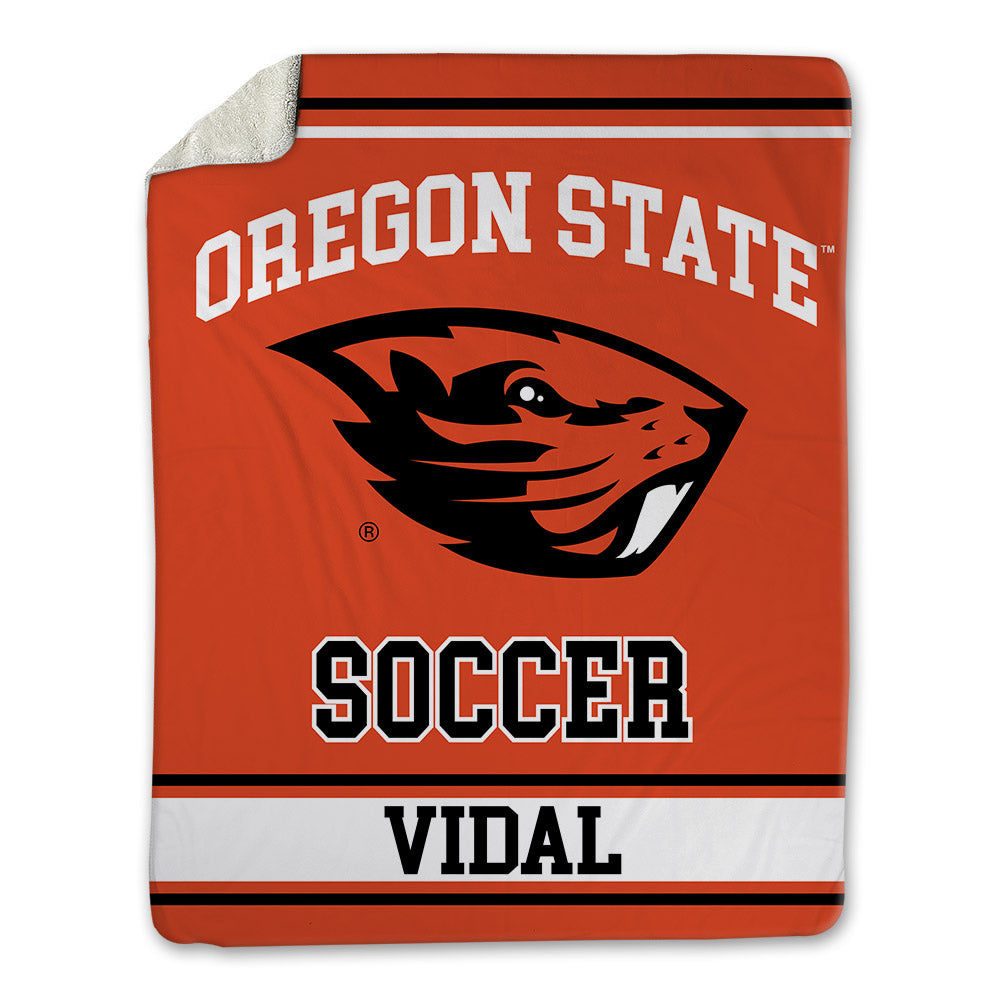 Oregon State - NCAA Men's Soccer : Oriol Vidal - Blanket-0