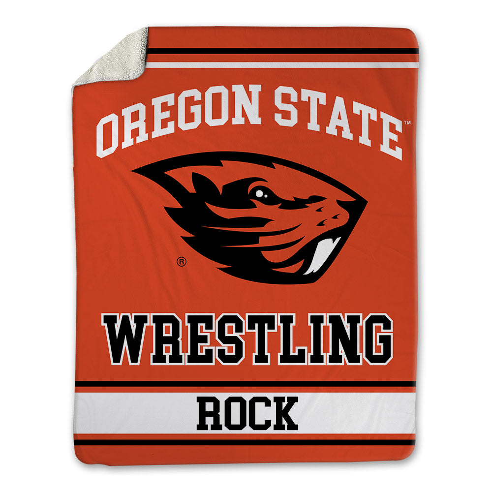 Oregon State - NCAA Wrestling : keller rock - Blanket-0