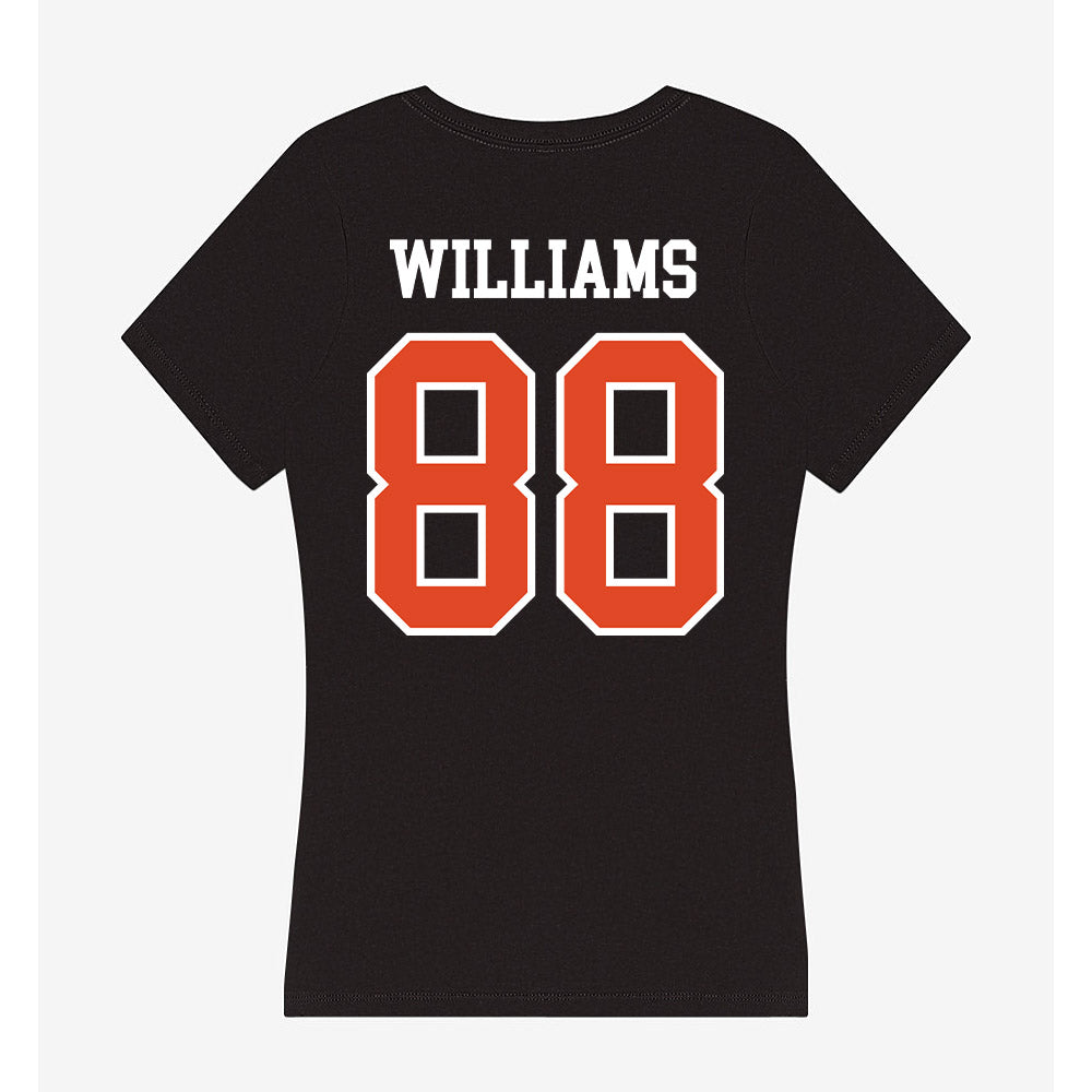 Oregon State - NCAA Football : Riley Williams - Women's V-Neck T-Shirt-1