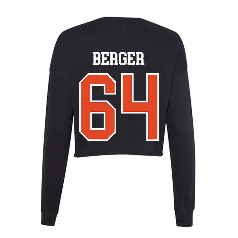 Oregon State - NCAA Football : Ryan Berger - Women's Cropped Crew Fleece-1
