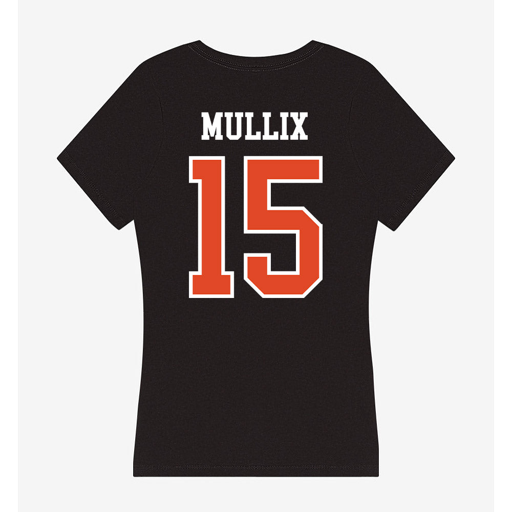 Oregon State - NCAA Football : Tahjae Mullix - Women's V-Neck T-Shirt-1