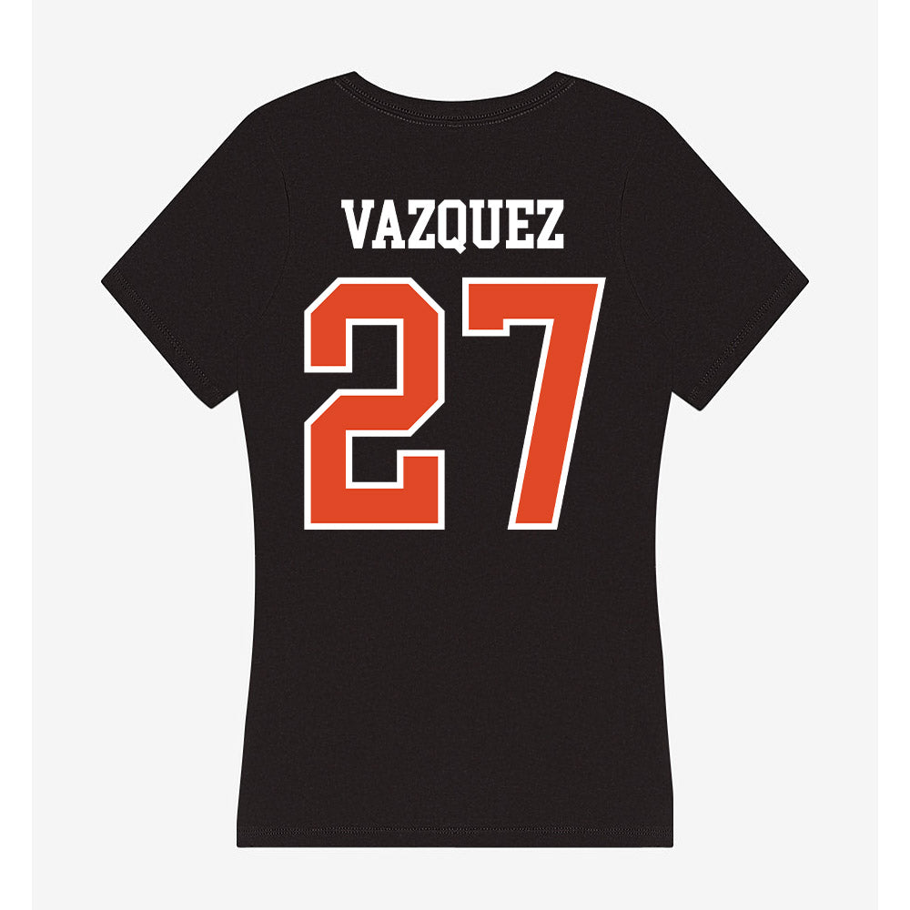 Oregon State - NCAA Baseball : Paul Vazquez - Women's V-Neck T-Shirt-1