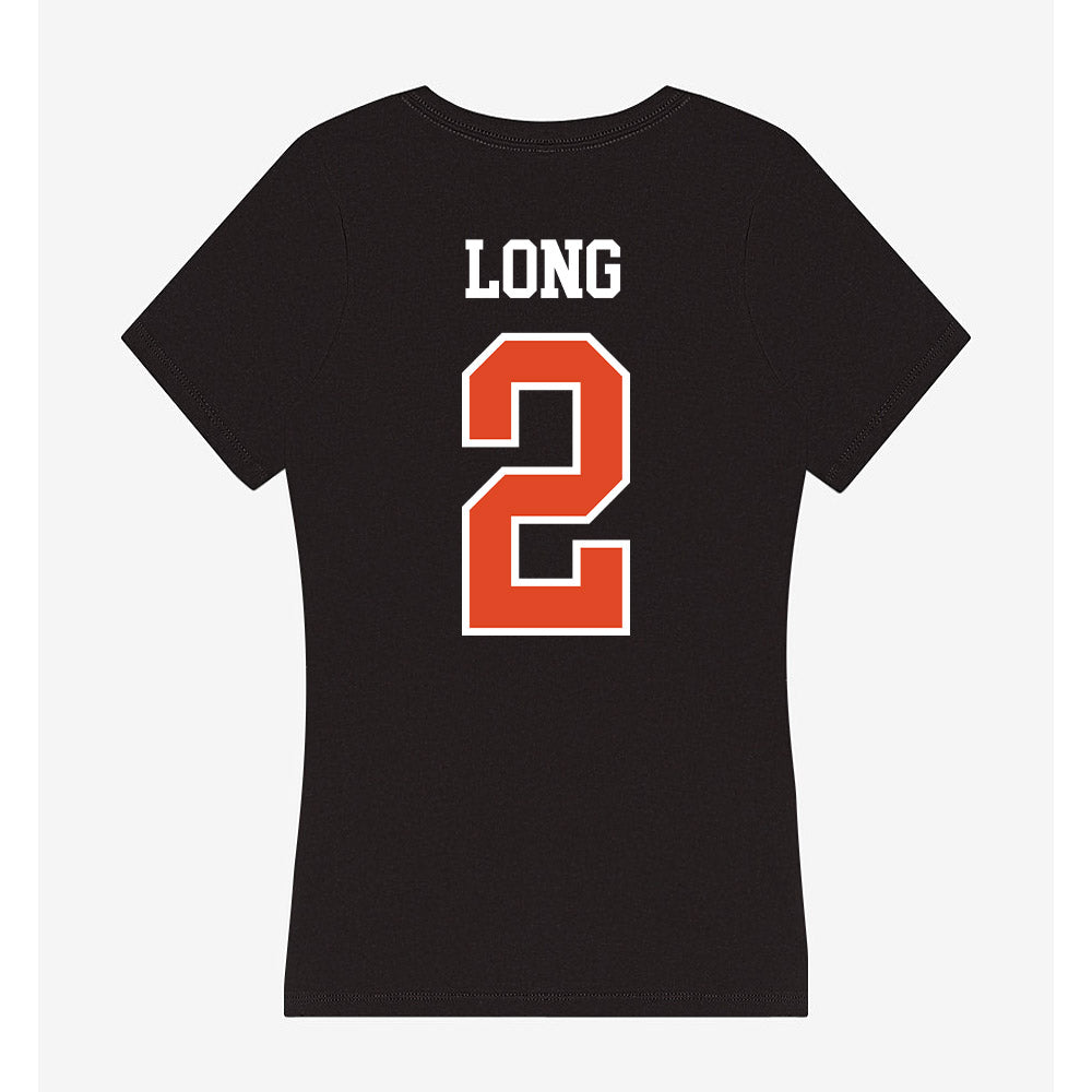 Oregon State - NCAA Women's Soccer : Morgan Long - Women's V-Neck T-Shirt-1