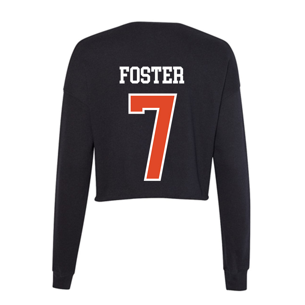Oregon State - NCAA Football : Dexter Foster - Women's Cropped Crew Fleece-1