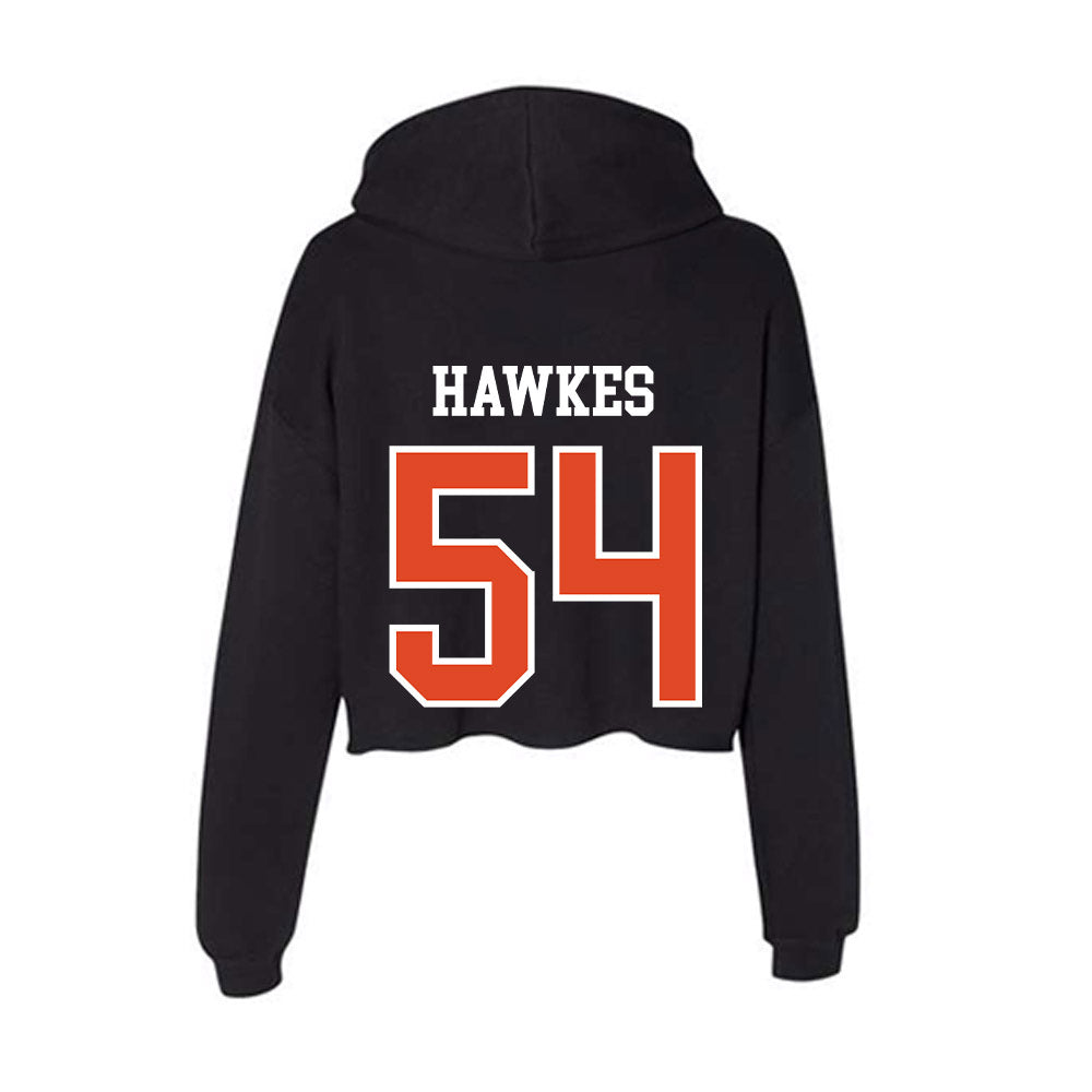 Oregon State - NCAA Football : Adam Hawkes - Women's Crop Fleece Hoodie-1