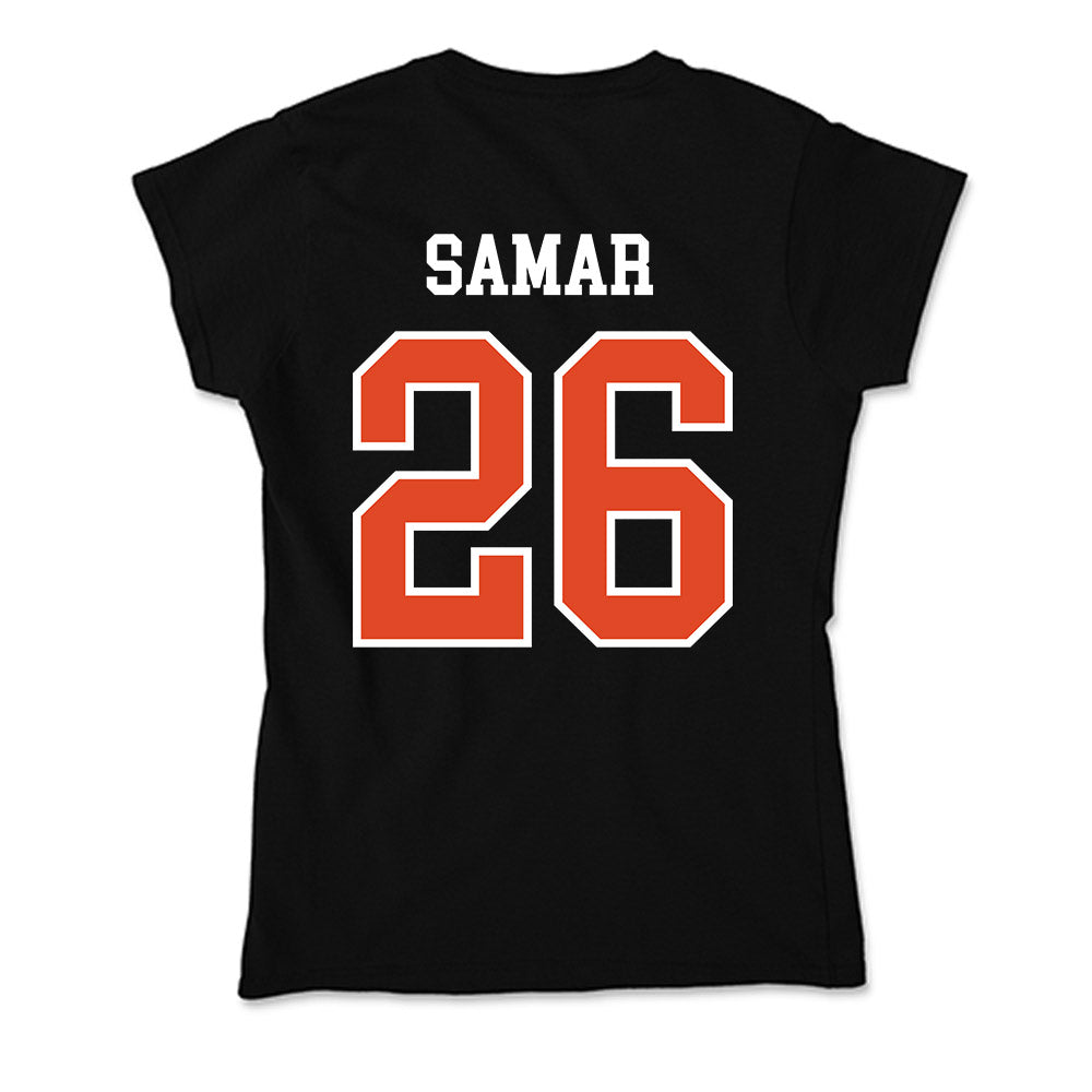 Oregon State - NCAA Men's Basketball : Matija Samar - Soft Style Women’s T-Shirt-1