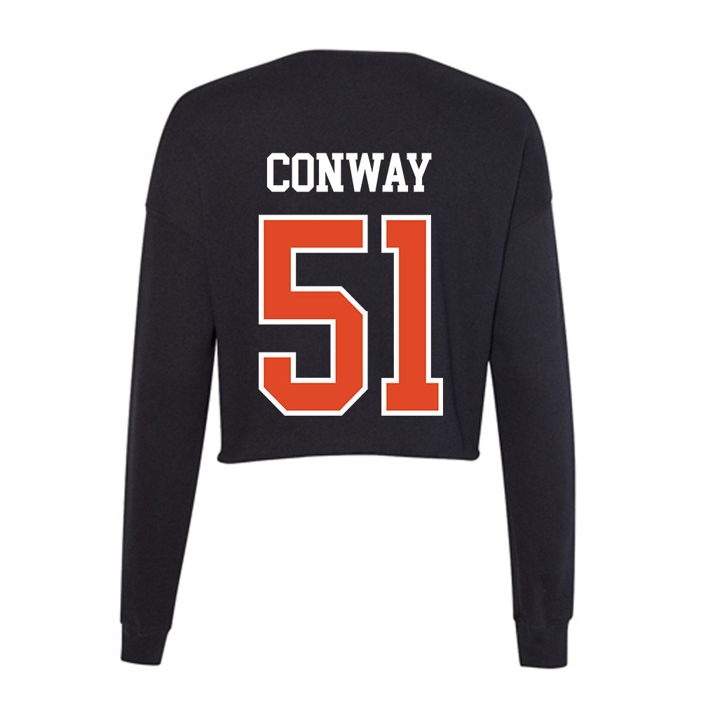 Oregon State - NCAA Football : Maddox Conway - Women's Cropped Crew Fleece-1
