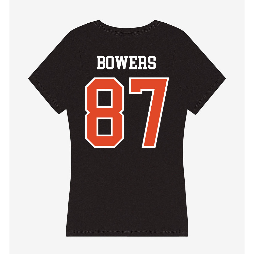 Oregon State - NCAA Football : Jackson Bowers - Women's V-Neck T-Shirt-1