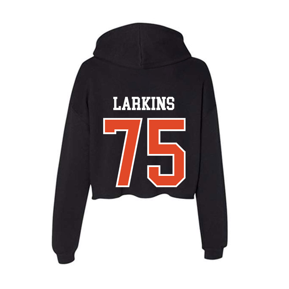 Oregon State - NCAA Football : William Larkins - Women's Crop Fleece Hoodie-1