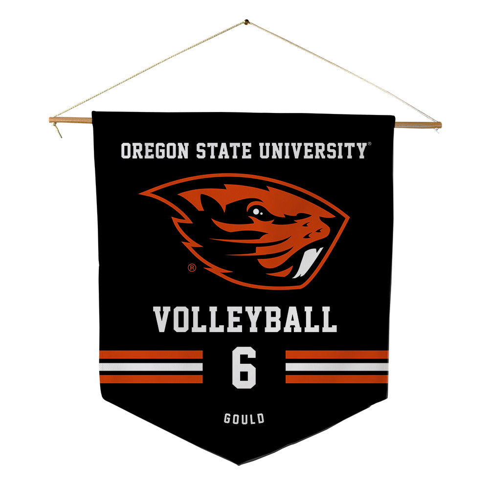 Oregon State - NCAA Women's Volleyball : Bridget Gould - Pennant - 18" x 21"-0