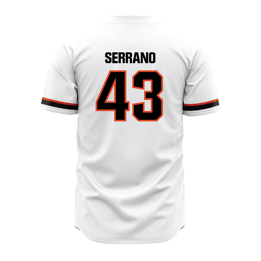 Oregon State - NCAA Baseball : Martin Serrano - White Jersey-1