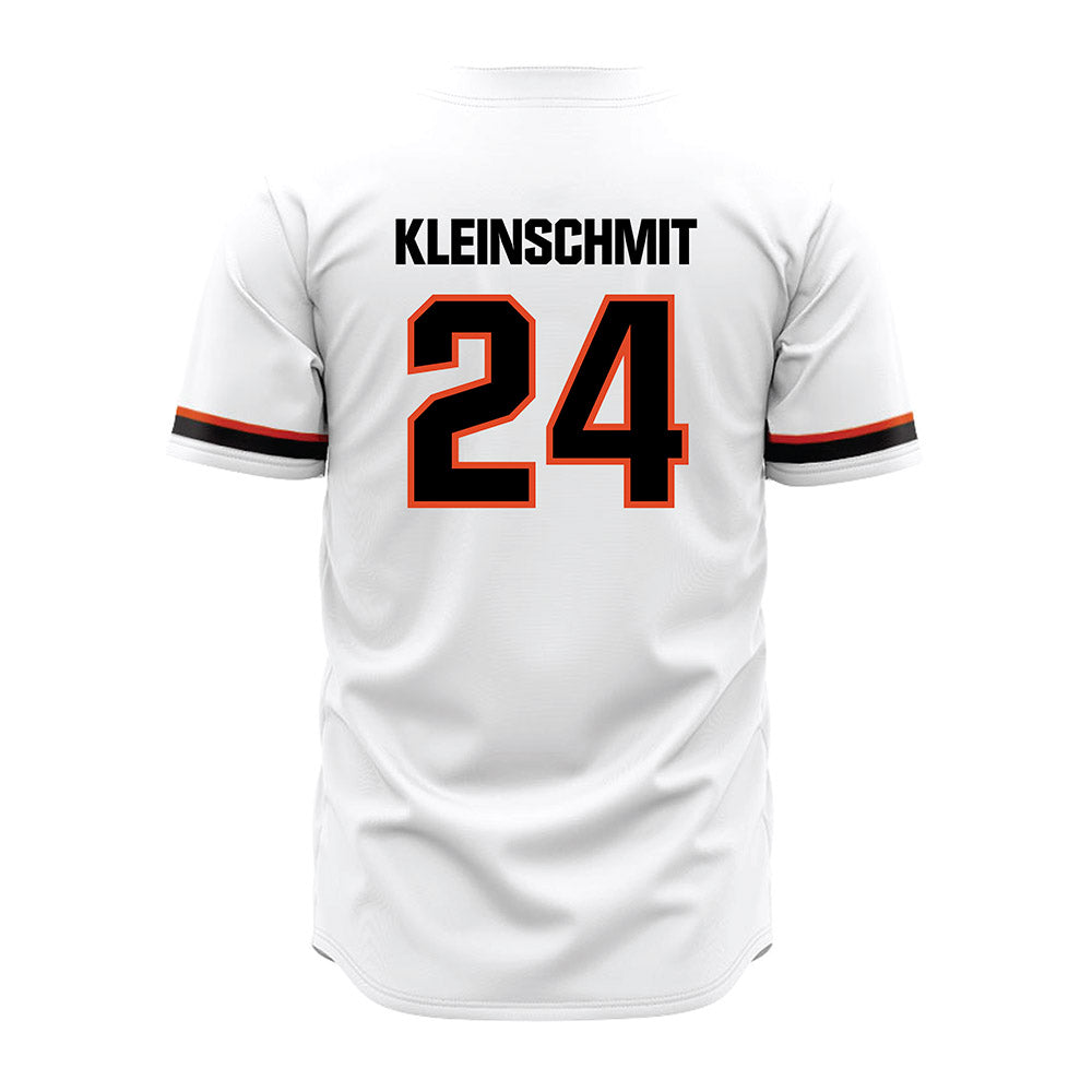 Oregon State - NCAA Baseball : Ethan Kleinschmit - White Jersey-1