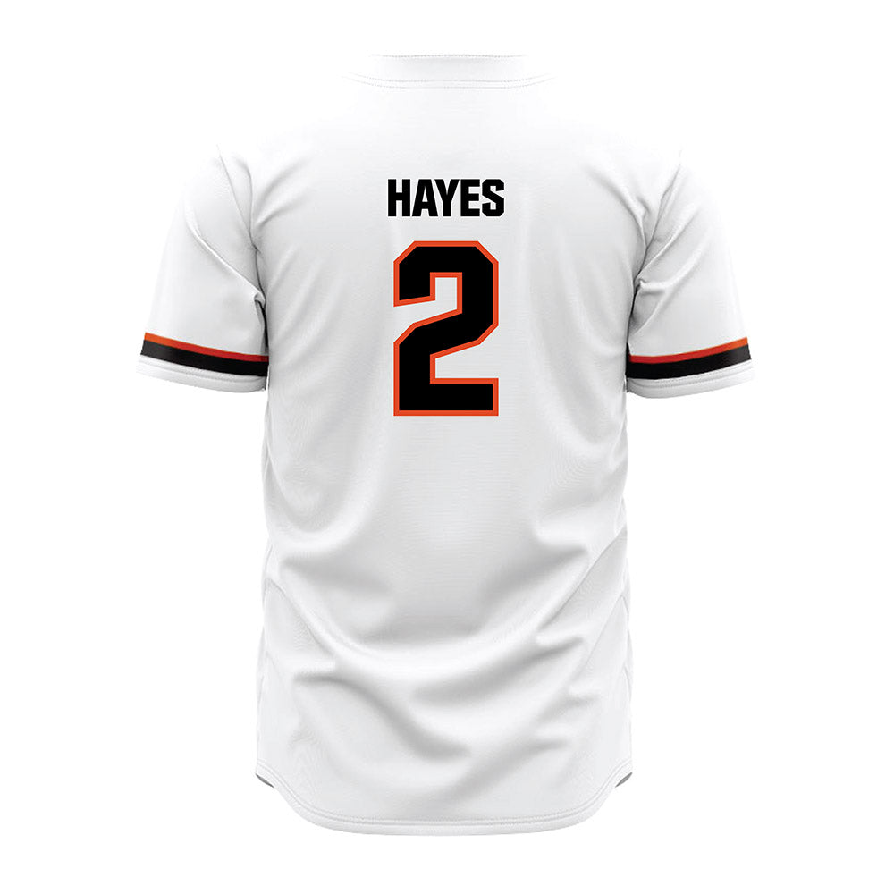 Oregon State - NCAA Baseball : Nyan Hayes - White Jersey-1
