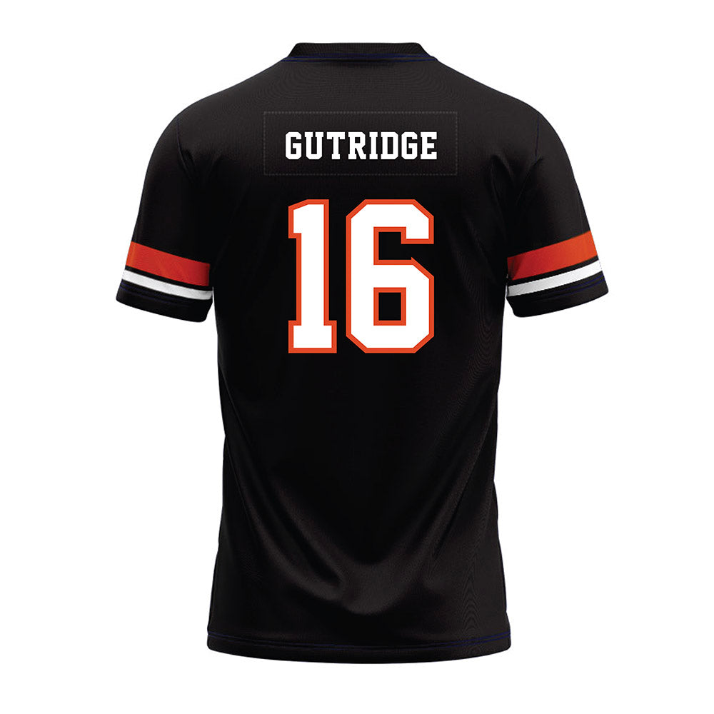 Oregon State - NCAA Football : Kallen Gutridge - Black Premium Football Jersey-1