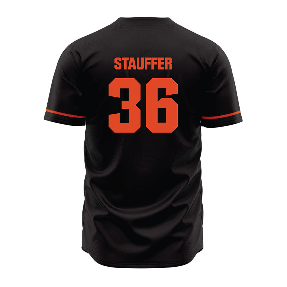 Oregon State - NCAA Softball : Kaylie Stauffer - Black Jersey-1