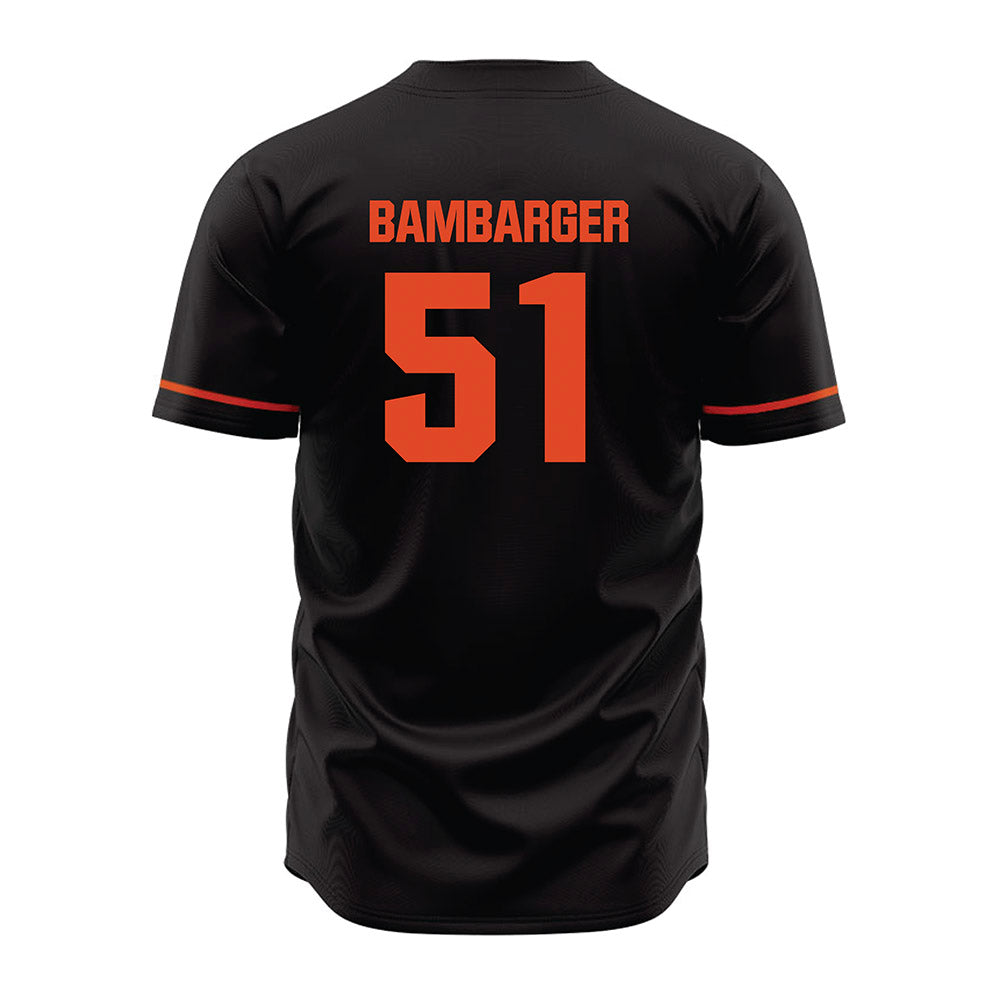 Oregon State - NCAA Softball : Paige Bambarger - Black Jersey-1