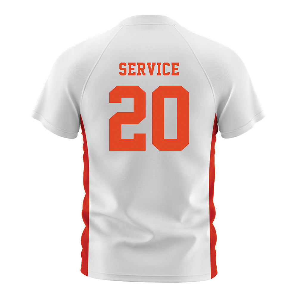 Oregon State - NCAA Women's Soccer : Sawyer Service - White Soccer Jersey-1