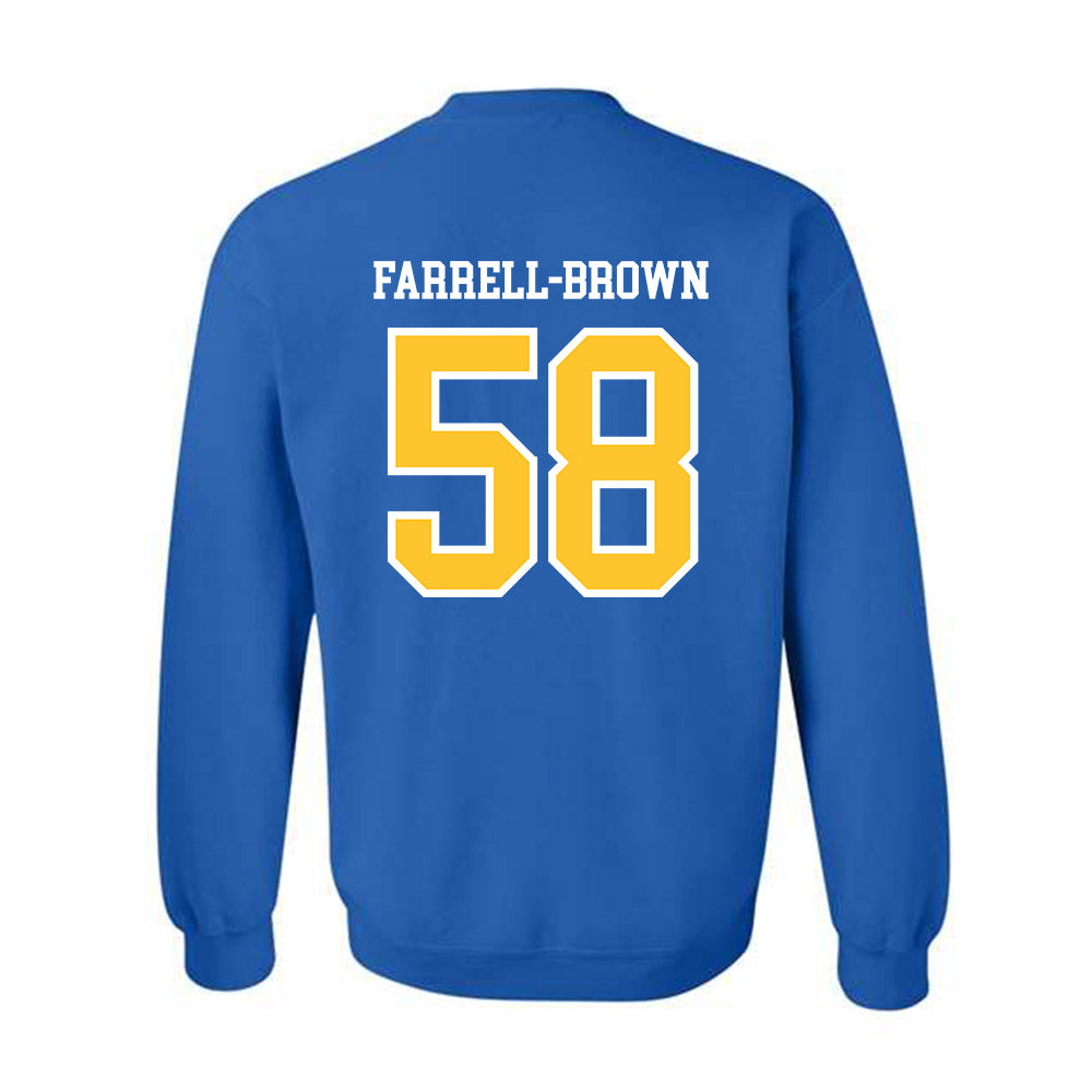 New Haven - NCAA Football : Dante Farrell-Brown - Classic Shersey Crewneck Sweatshirt-1