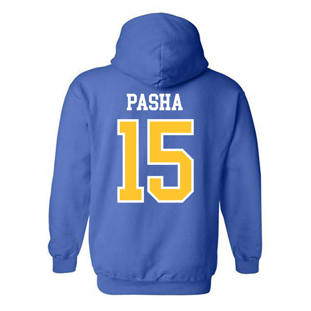 New Haven - NCAA Men's Basketball : Andre Pasha - Classic Shersey Hooded Sweatshirt-1
