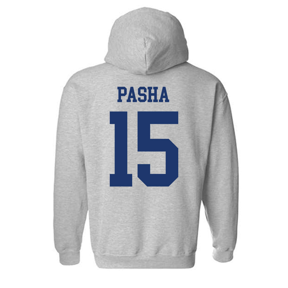 New Haven - NCAA Men's Basketball : Andre Pasha - Classic Shersey Hooded Sweatshirt-1