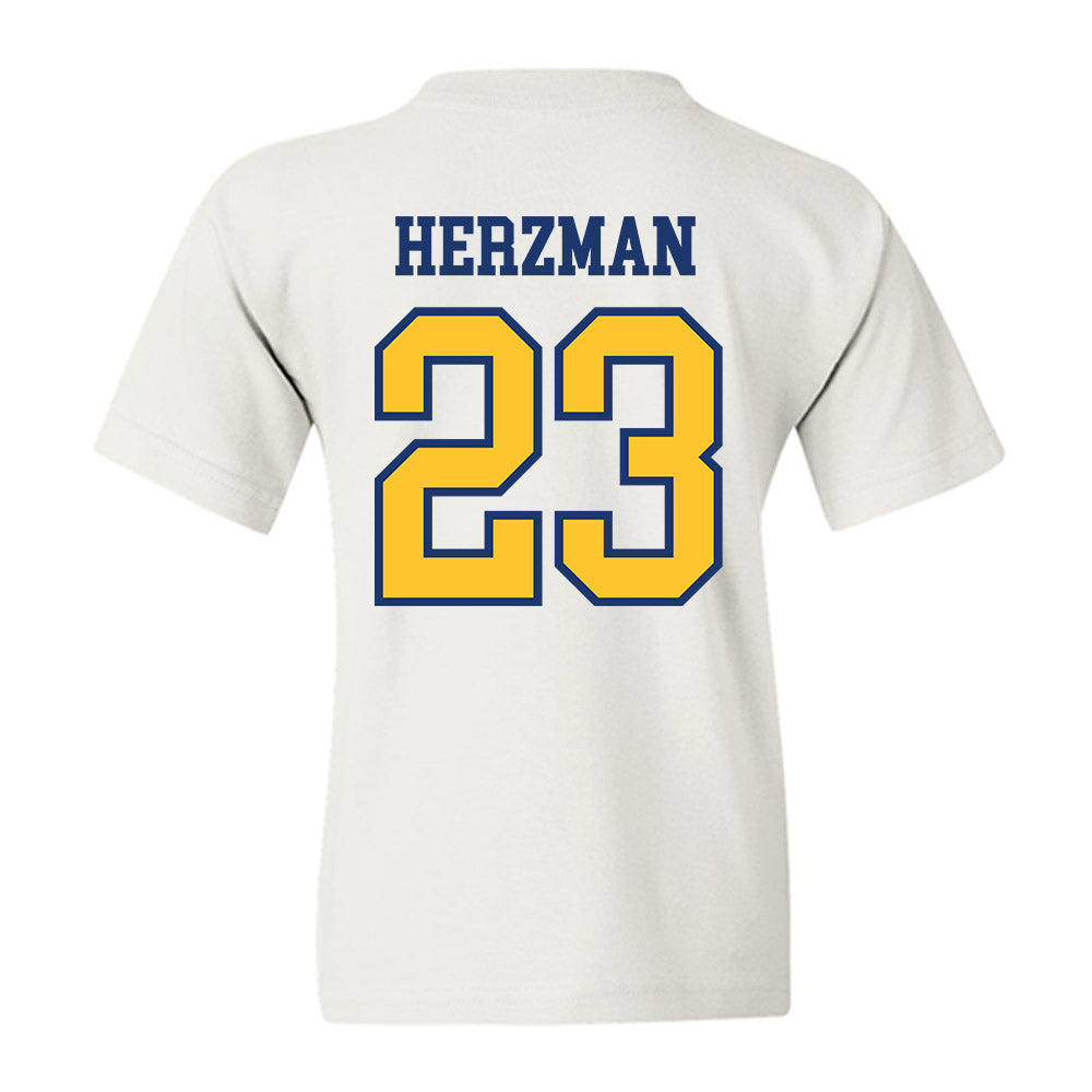 New Haven - NCAA Baseball : Robert Herzman - Classic Shersey Youth T-Shirt-1