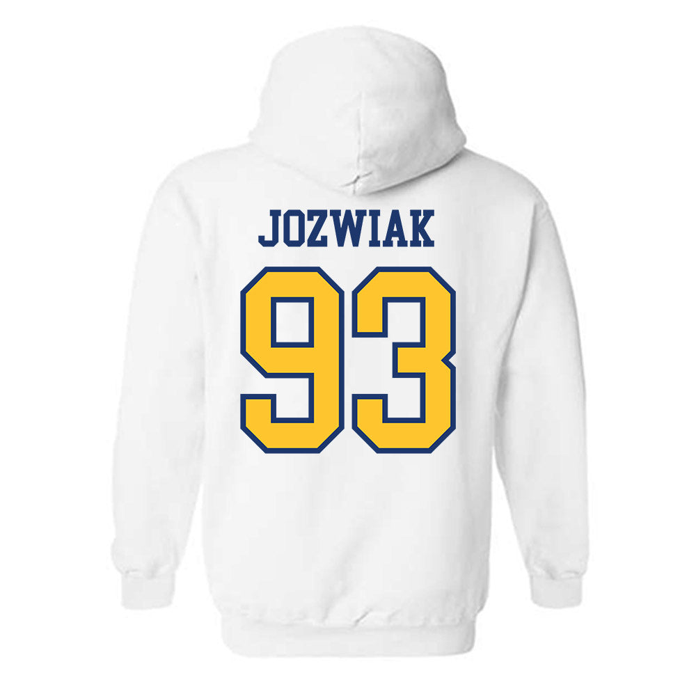 New Haven - NCAA Football : Logan Jozwiak - Classic Shersey Hooded Sweatshirt-1